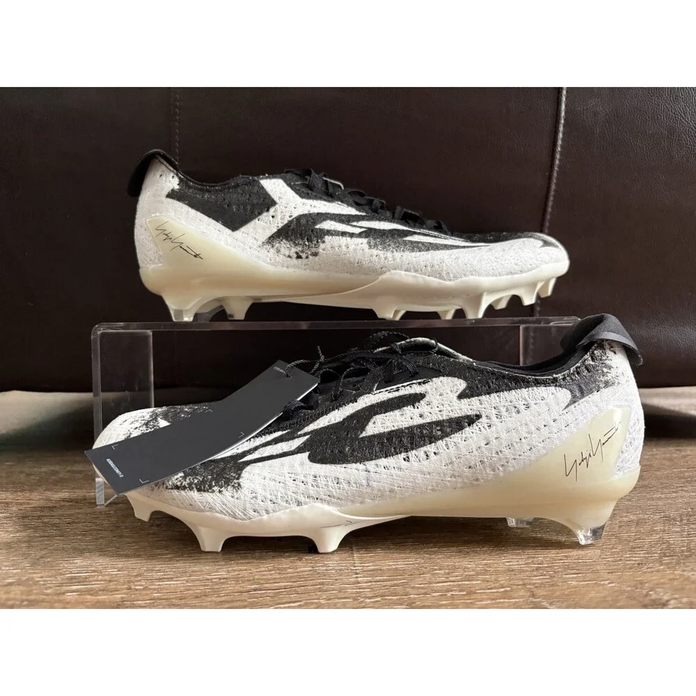 Adidas Y-3 Strung 40 Football Cleats White Black Men’s Sz 11.5 KJ4354